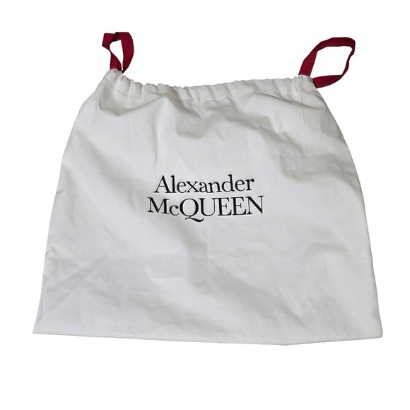 Alexander McQueen Harness Black Nylon Leather Travel Beauty Bag - Picture 10 of 12